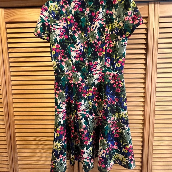 Jcrew multicolor floral dress size 4 - Picture 3 of 5